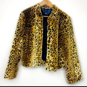 Nicole by Nicole Miller limited edition Faux Fur Leopard